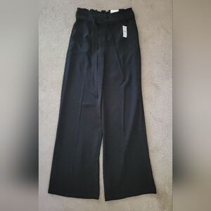 Express High Rise Black Wide Leg Dress Pants